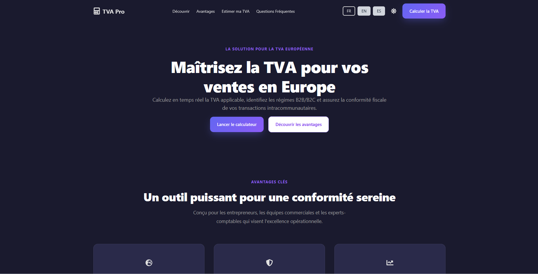 Capture d’écran de Calculateur de TVA